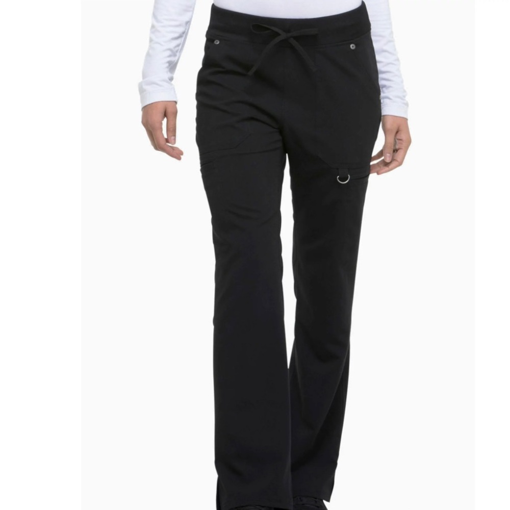 Dickies Xtreme Stretch Women's Mid Rise Rib Knit Waistband Scrub Pants - DK020